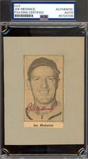 Joe Medwick PSA DNA Coa Signed Album Page Photo Autograph