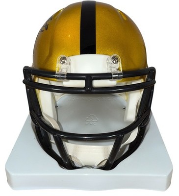 ROD WOODSON SIGNED PITTSBURGH STEELERS FLASH MINI HELMET BECKETT
