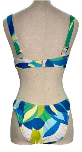 Women’s Jessica Simpson Bikini Bathing Suit 3 Piece Floral Medium NWT Summer - Picture 5 of 8