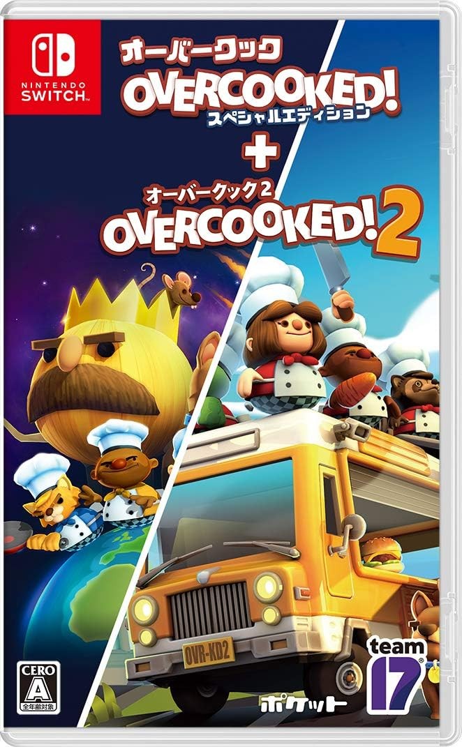 Overcook Special Edition + Overcook 2 -Switch book form JP