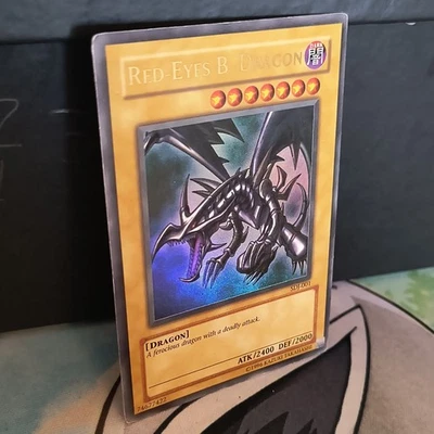 Konami Yu-Gi-Oh! Red-Eyes B. Dragon SDJ-001 Anglais ATK 2400 DEF 2000 - Photo 1/3