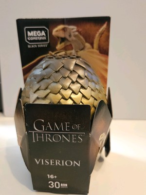Game of Thrones Viserion Dragon Egg Black Series Mega Construx 30 pieces