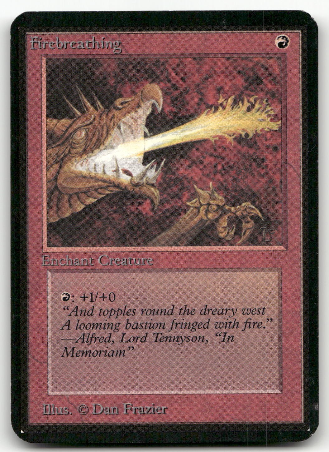 Firebreathing (NM) Alpha Edition LEA Magic MTG