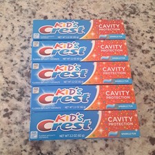 Kids Crest Cavity Protection Sparkle Fun Toothpaste 62g 5 Pack