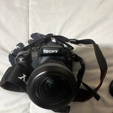 Sony Alpha 100 Digital SLR Camera Black 18-70mm Lens Super SteadyShot Auto Focus