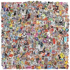 100/200/300/400 Skateboard Stickers Bomb Laptop Luggage Decals Dope Sticker Pack