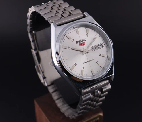 Vintage Seiko 5 Automatic 6309A Japan Made Men's Wrist Watch, Day/Date