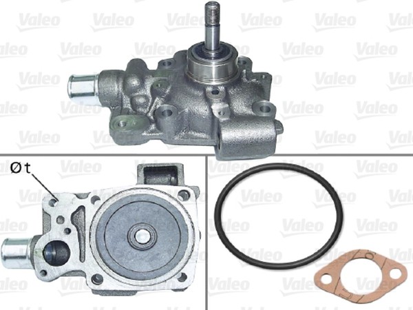 Wasserpumpe MotorküHlung Valeo 506879 FüR Renault Iveco Mascott Daily 3 Bus CNG-image