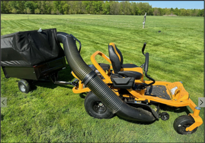 #ad #ad Zero Turn Leaf Collector For 50 and 54 inch Decks NOT SHIP CA FREE IMPORT Fee US $350.00