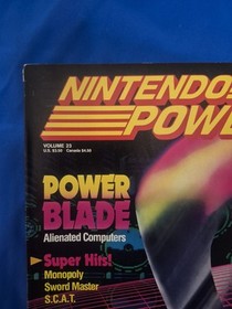 Nintendo Power Magazine 23 NES Power Blade, Sim City Completo Ottime Condizioni