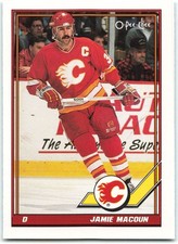1991-92 O-Pee-Chee #168 Jamie Macoun Calgary Flames