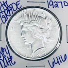 1927 D SILVER PEACE DOLLAR AUTHENTIC HI GRADE U.S. MINT COIN RARE KEY DATE 6416