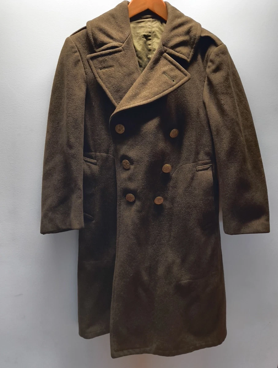 Army Trench Coat In Original Ww2 Collectible Us Uniforms for sale