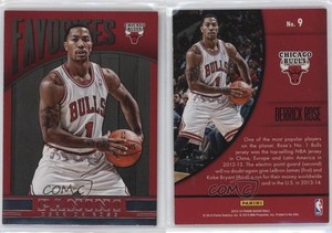 2013-14 Panini Favorites Derrick Rose #9