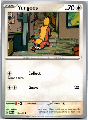 Yungoos Common ME01: Mega Evolution 109/132 NM