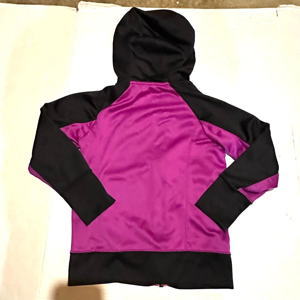Nike Therma-Fit Zip Down Spell-Out Activewear Hoodie Sweatshirt Girls S Small — 第 4/4 张图片