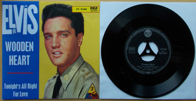Elvis PRESLEY Wooden Heart Tonight`s All Right For Love RCA 47-9340
