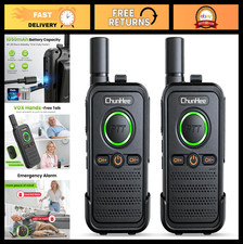 Wireless Intercom System - 2 Way Voice, 1.5-Mile Range, 16 Channels, Portable, V