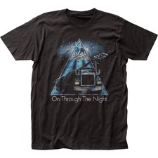 Def Leppard On Through The Night Mens T Shirt Music Classic Rock Band Tee Black