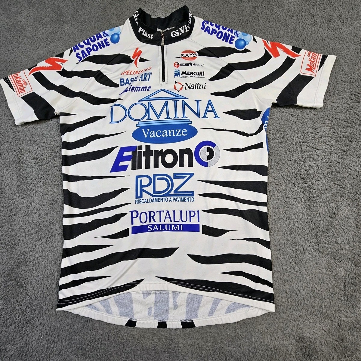 Vintage 2003 Domina Vacanze Aqua Sapone Mario Cipollini Cycling