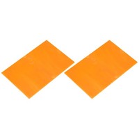 2 StüCk Mosaikfliese Aus Buntglas 20X15 Cm Orange Rot FüR Diy