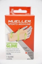 New Single Mueller Compression & Moderate Support Glove LG/XL 6908
