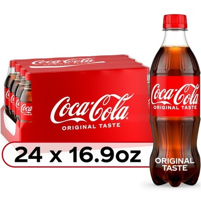   Coca-Cola Soda Pop   Classic Coke   16.9 fl oz Bottles | Pack of 24 | Crisp