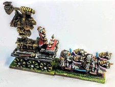 Empire Theogonist on war altar - 10mm - Warmaster - PAINTED