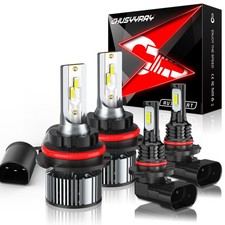 For Dodge Caravangrand Caravan 2005-2007 4x Led Headlight Hilo Fog Light Bulbs For Dodge Caravangrand Caravan 2005-2007 4x Led Headlight Hilo Fog Light Bulbs