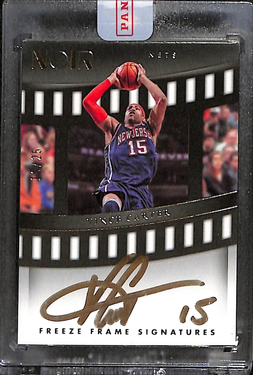 Panini Vince Carter Basketball Autographed Sports Trading Cards