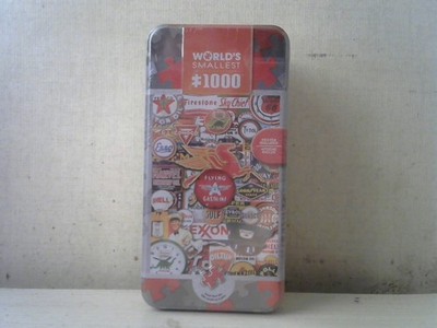 Master Pieces RETRO PETROL WORLD'S SMALLEST 1000 piece 11.7'' x 16.5'' puzzle