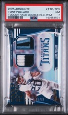 2025 PANINI ABSOLUTE TOOLS OF THE TRADE DOUBLE RELICS TONY POLLARD 9/49 PSA 7