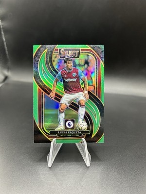 2023-24 Panini Select Premier League Lucas Paqueta Green 3/5 West Ham Brazil
