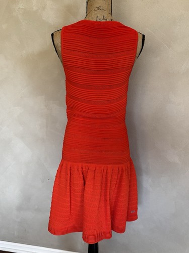 L’Etoile Sport koralle ärmellos Stretch Fit and Flare Tenniskleid Größe Small - Bild 4 von 5