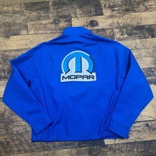 Vintage Full zip Mopar Momentum Racing Jacket Blue King Louie Pro Fit Men Medium