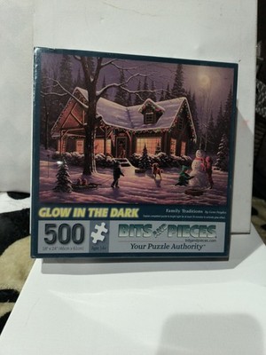 New Bits and pieces 500 piece puzzle (Family Traditions)  Glow in the dark