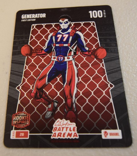 2026 BO JACKSON BATTLE ARENA GENERATOR RC BRAWL VJ EDGECOMBE FIRST EDITION #210