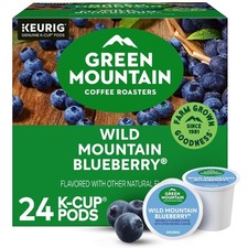 Light Roast K-Cup Coffee Pods Wild Mountain Blueberry Flavor 24 Pack
