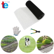 Hardware Cloth Welded Wire Fence Vinyl Coated Chicken Rabbit Mesh 16 Gauge 1"x1"