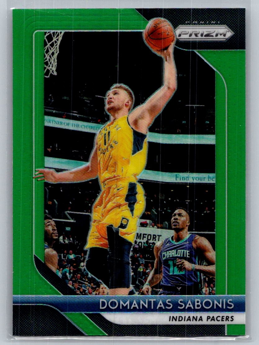 2018-19 Panini Prizm #174 Domantas Sabonis Prizms Green Indiana Pacers F18