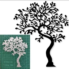 BeetirryHu Big Tree Metal Die Cuts, Scrapbooking DIY Template, Carbon Steel, ...
