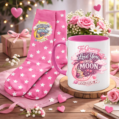 Oma Geschenk Socken & Tasse Geschenk zum Muttertag Geburtstag Weihnachten Andenken Idee