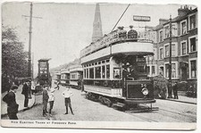 1904 Postcard New Electric Tram Finsbury Park Haringey London -  A1085