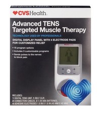 CVS Health Advanced TENS Targeted Muscle Therapy MSRP 68.98 New Sealed