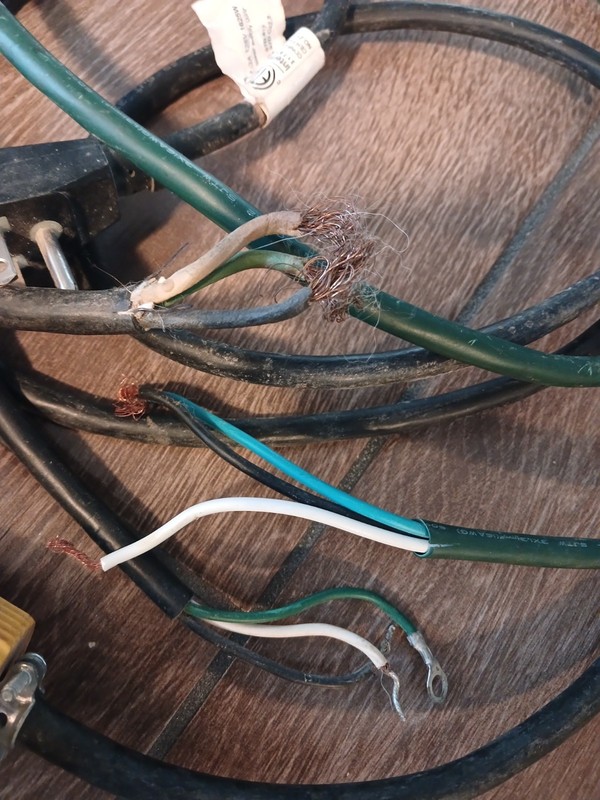 3 Extension Cord Plug/receptical Ends Great For Repair