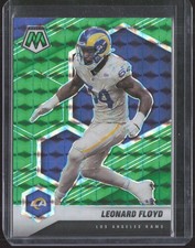 Leonard Floyd #121 Prizm Green 2021 Panini Mosaic *HOT*