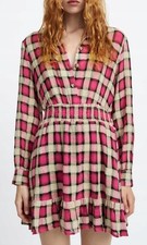 Zara plaid short dress 