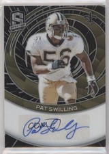 2023 Panini Spectra Signatures Hyper Prizm 22/60 Pat Swilling #SIG-PSW Auto 0d0u