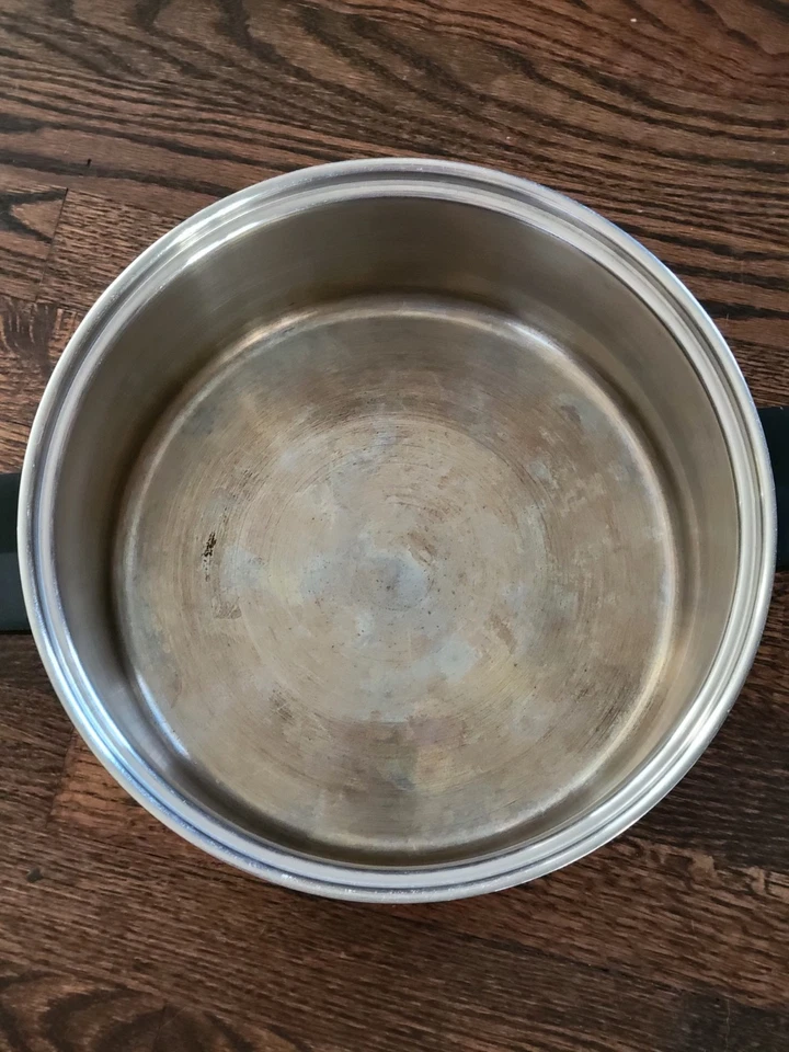 Saladmaster Acero Inoxidable T304S Olla de 6 Cuartos Horno Holandés con Tapa Vapo BONITO Foto 3 de 4