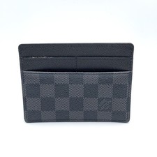 LOUIS VUITTON Neo Porte Cartes Damier Graphite Pass Case PVC Card Case
